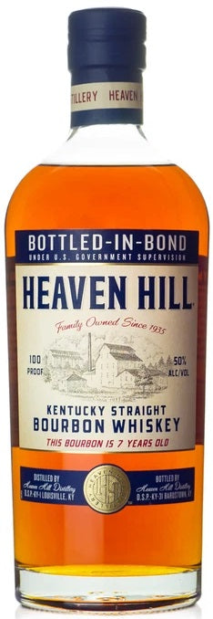 Heaven Hill 7 Year Old Bottled In Bond Kentucky Straight Bourbon Whiskey 750ml