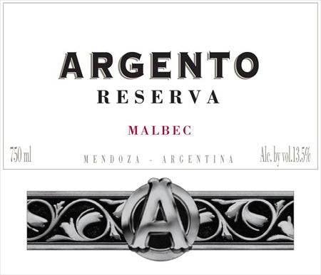 Argento Single Vineyard Finca Altamira Organic Malbec 2019 750ml