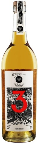 Bottle of 123 Organic Anejo Tequila, an añejo tequila from Jalisco, Mexico, 750ml