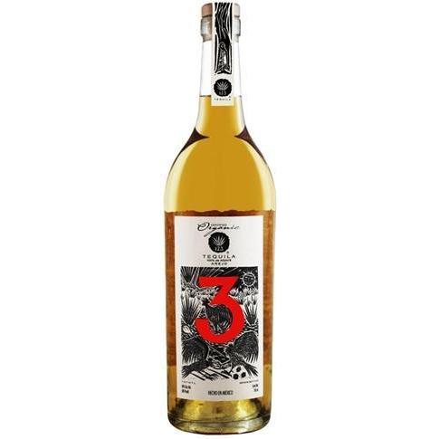 Bottle of 123 Organic Anejo Tequila, an añejo tequila from Jalisco, Mexico, 750ml