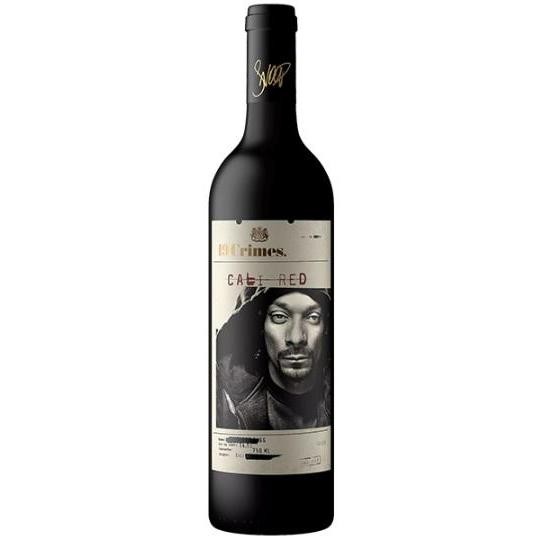 Bottle of 19 Crimes Snoop Cali Red Blend, a red wine from California, 750ml