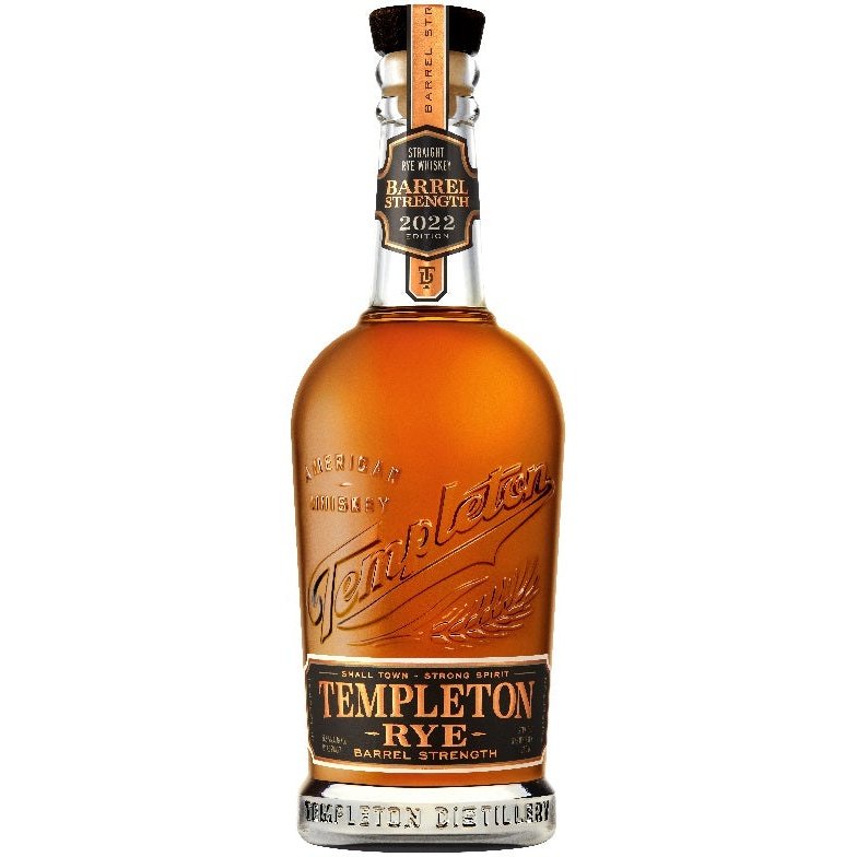 Templeton Rye Barrel Strength Limited Edition Whiskey 2022 750ml