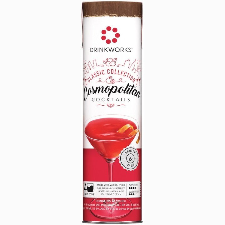 Drinkworks Cosmopolitan Classic Collection 4 Pack - 50ml Liquid Pods
