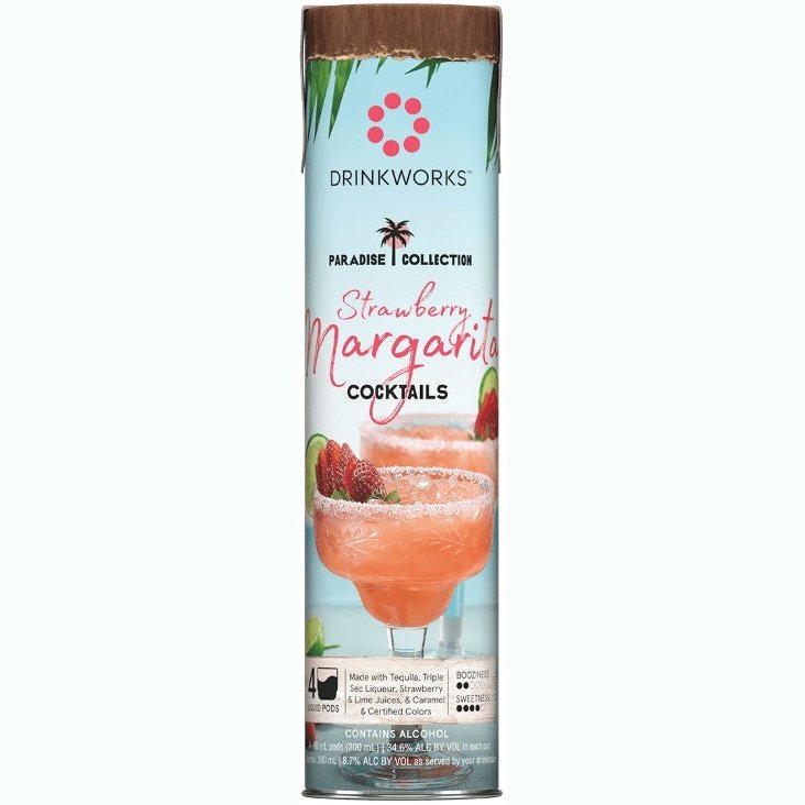 Drinkworks Strawberry MargaritaParadise Collection 4 Pack 