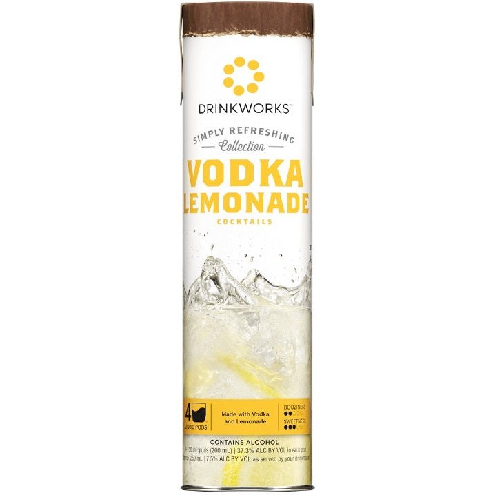 Drinkworks Vodka Lemonade Simply Refreshing Collection 4 Pack