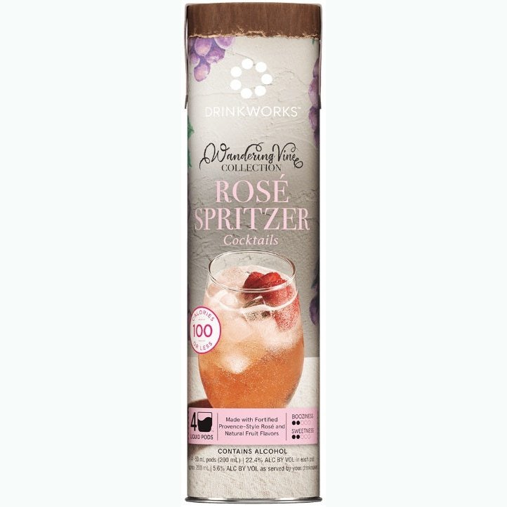 Drinkworks Rose Spritzer Wandering Vine Collection 4 Pack