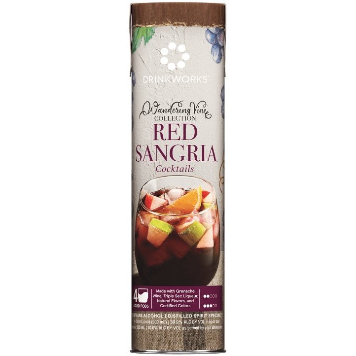 Drinkworks Red Sangria Wandering Vine Collection 4 Pack 