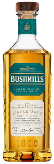 Bushmills 10 Year Single Malt Irish Whiskey 750ml