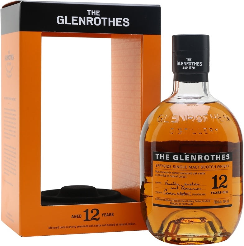 Glenrothes 12 Year Old Speyside Single Malt Scotch Whisky 750ml