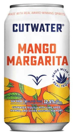 Cutwater Spirits Tequila Mango Margarita 4pk 355ml