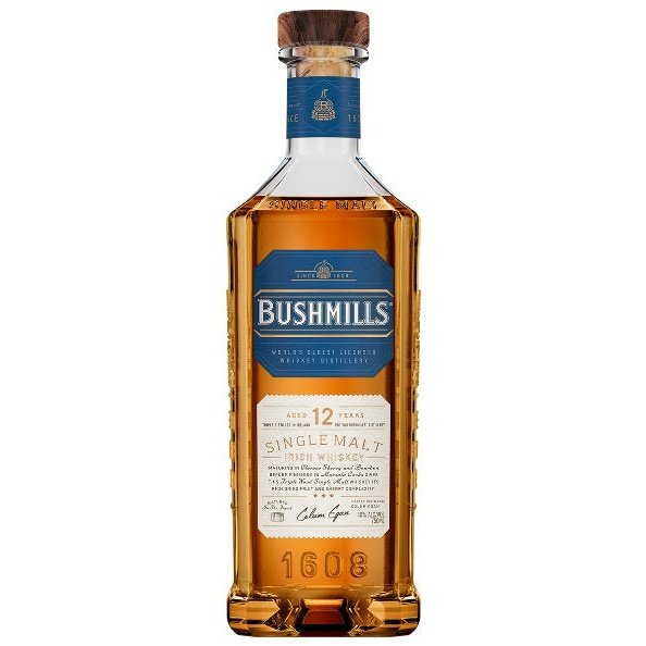 Bushmills 12 Year Single Malt Irish Whiskey 750ml