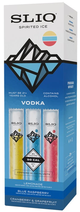 SLIQ Spirited Ice Vodka Assorted 100ml