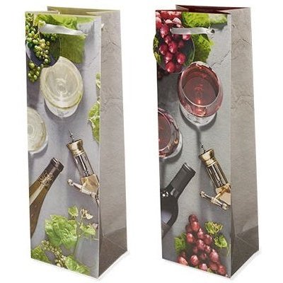 Assorted Grapes Single Bottle Wine Bag