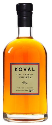 Koval Single Barrel Rye Whiskey 80 Proof 750ml
