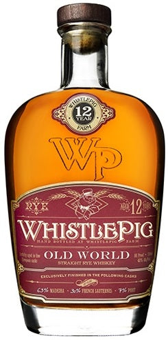 WhistlePig Old World Straight Rye Whiskey 12 Year Old 750ml