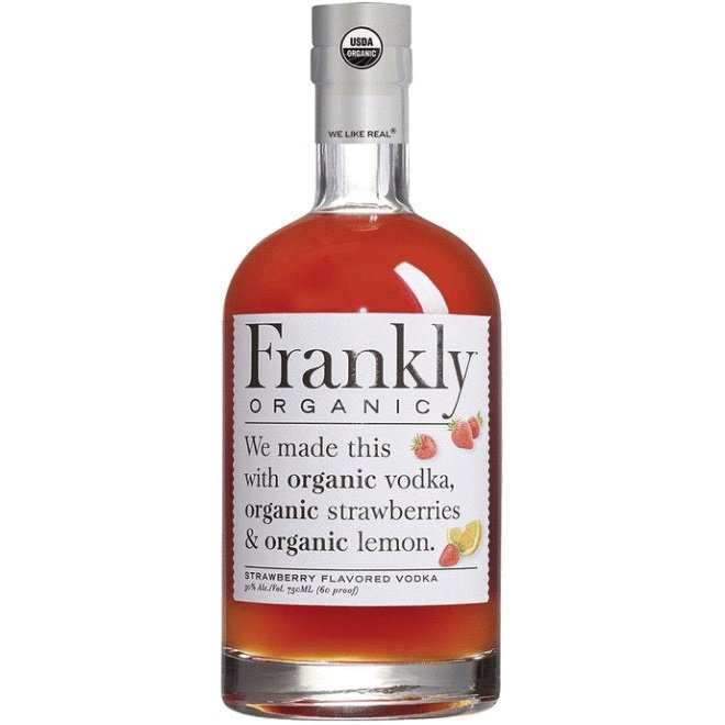 Frankly Organic Strawberry Vodka 750ml