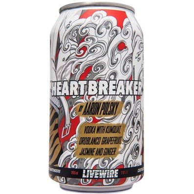 Live Wire Heartbreaker by Aaron Polsky Canned Cocktail 4-Pack 355ml