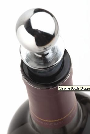 Chrome Bottle Stopper