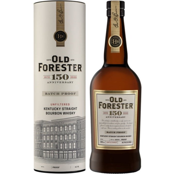 Older Forester 150th Anniversary Batch Proof Unfiltered Kentucky Straight Bourbon Whisky 126.4 750ml