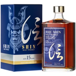 The Shin 15 Year Old Japanese Malt Whisky Mizunara Oak Finish 750ml