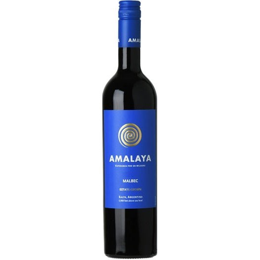Bottle of Amalaya Malbec 2023, a red wine from Calchaquí Valley, Salta, Argentina, 750ml