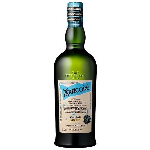 Bottle of Ardbeg Ardcore Committee Release, an Islay single malt Scotch whisky