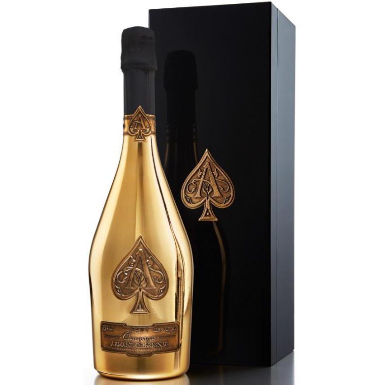 【空瓶】Armand de Brignac ロゼ&ゴールド 750ml Armand de Brignac Brut Gold (Ace of Spades) - Liquor Store New York