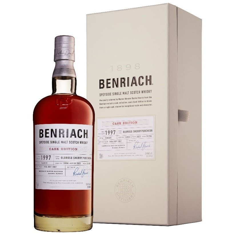 Bottle of Benriach 24 Year Cask 15058 Oloroso Sherry Puncheon, a Speyside single malt