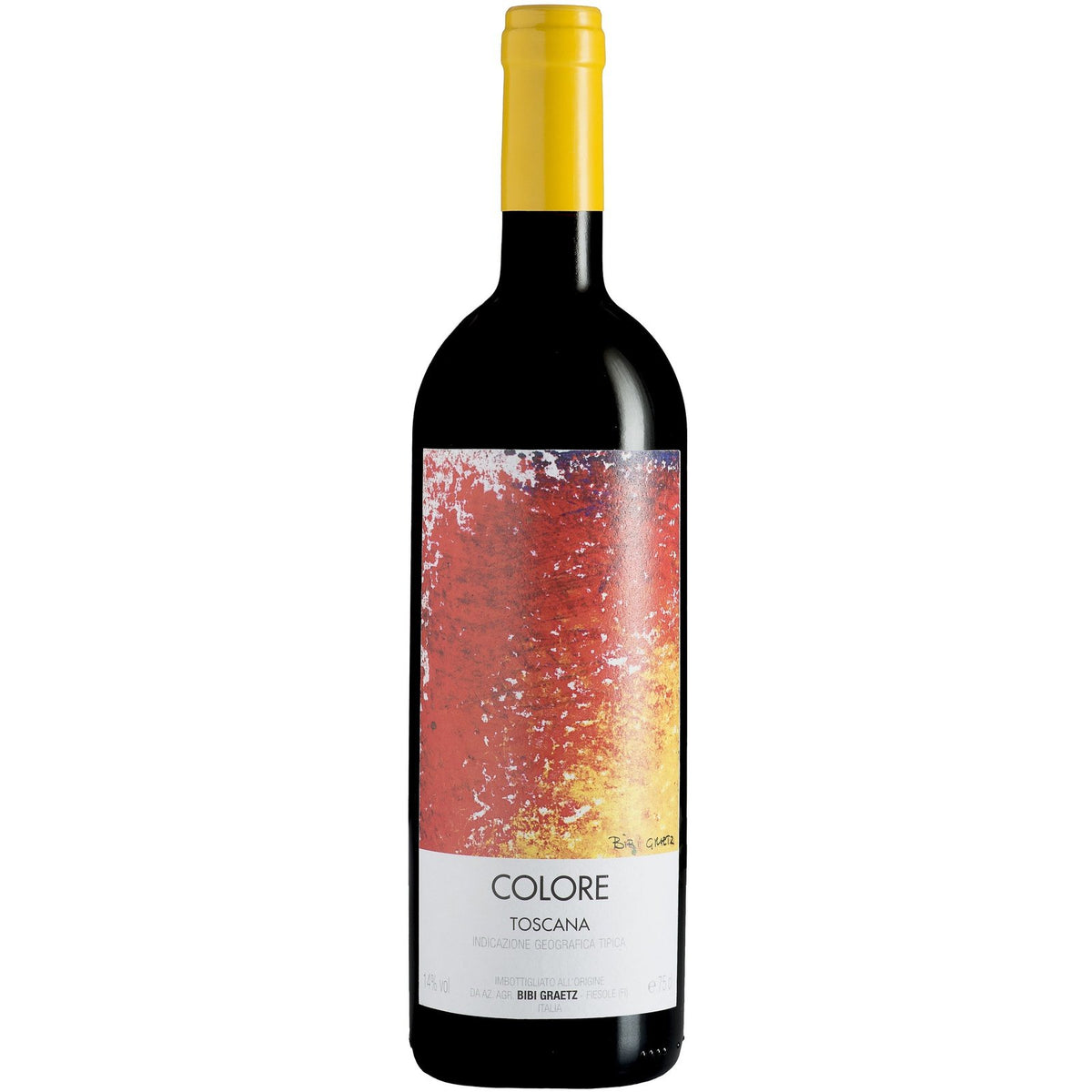 Bottle of Bibi Graetz Colore Toscana 2012, a red wine from Tuscany, Italy, 750ml