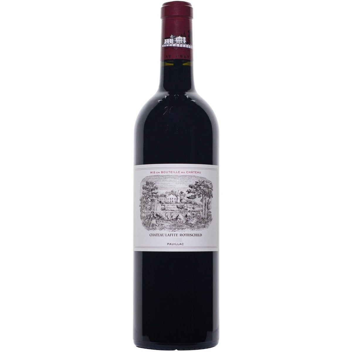 Bottle of Chateau Lafite Rothschild 2015, a red wine from Pauillac, Bordeaux, France, 750ml