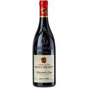 Bottle of Chateau Mont-Redon Chateauneuf du Pape 2021, a red wine from Southern Rhône, France, 750ml