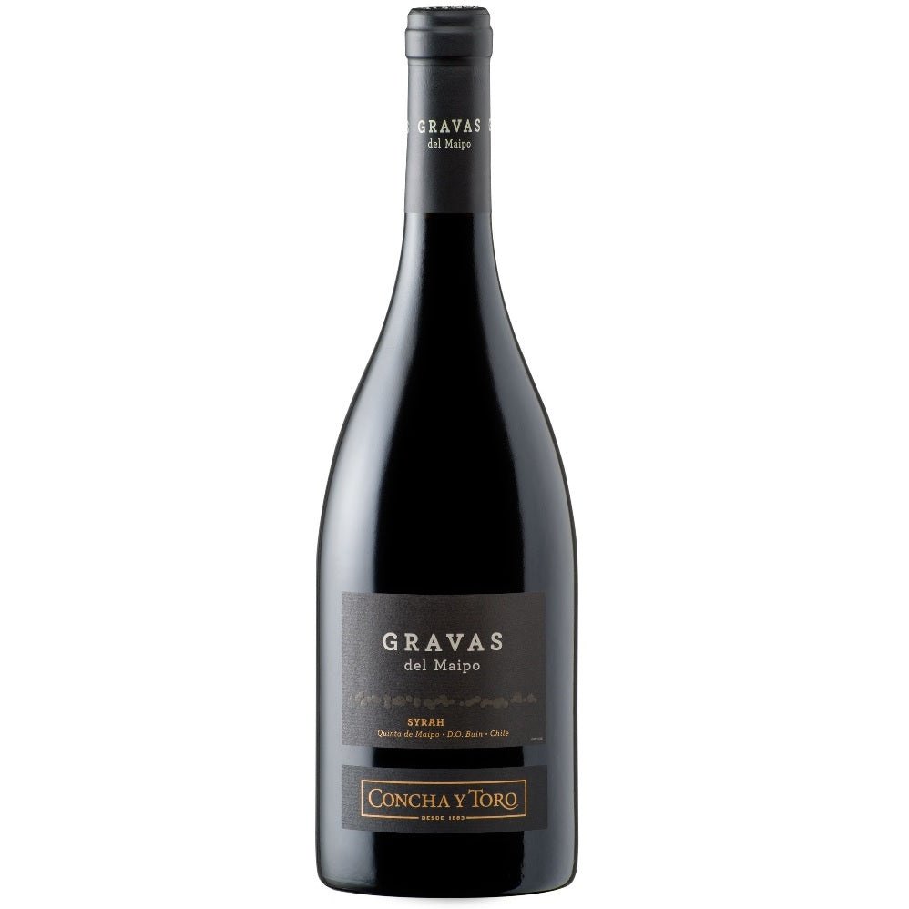 Bottle of Concha y Toro Gravas del Maipo Syrah 2008, a red wine from Maipo Valley, Chile, 750ml