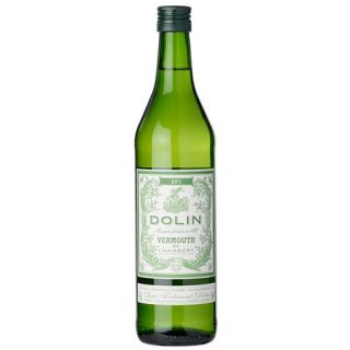 Bottle of Dolin Dry Vermouth, a dry vermouth from France