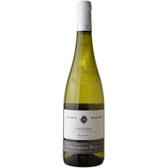 Bottle of Domaine Paul Buisse Touraine Sauvignon Blanc, a white wine from Touraine, Loire Valley, France, 750ml