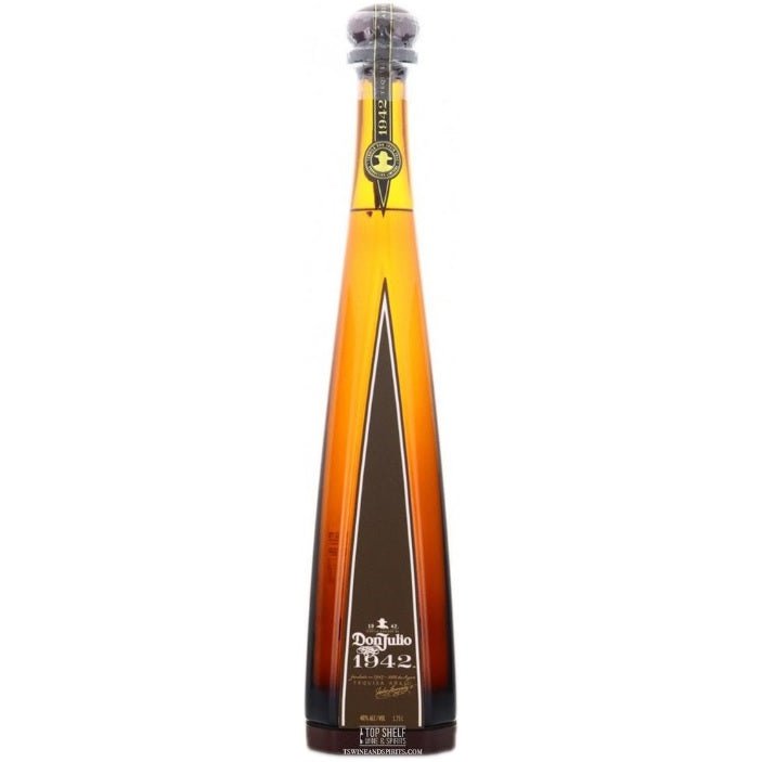 Bottle of Don Julio 1942 Tequila, an añejo tequila from Jalisco, Mexico