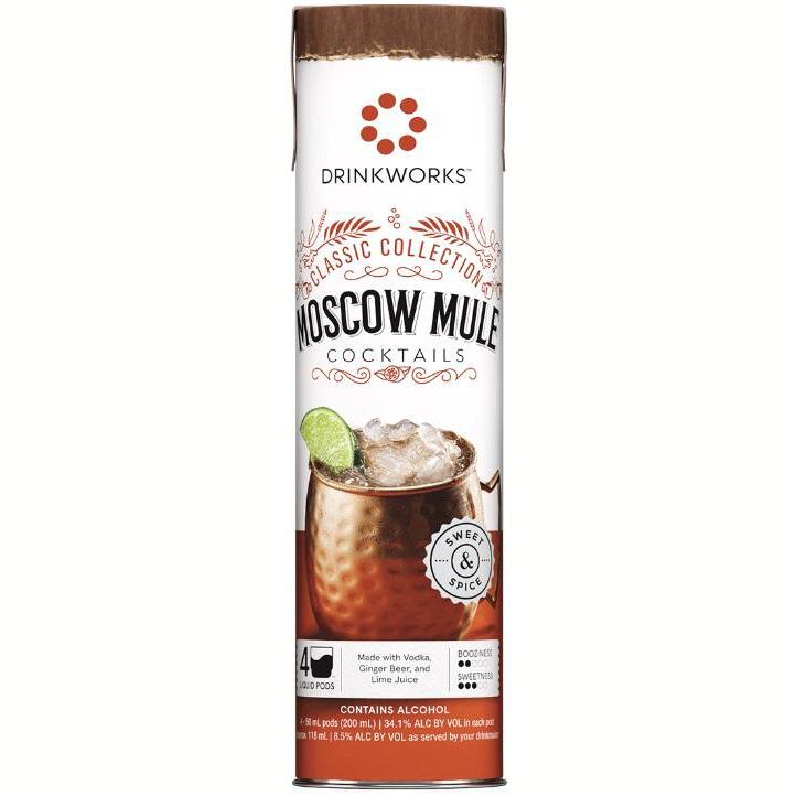 Drinkworks Moscow Mule Classic Collection 4 Pack - 50ml Liquid Pods