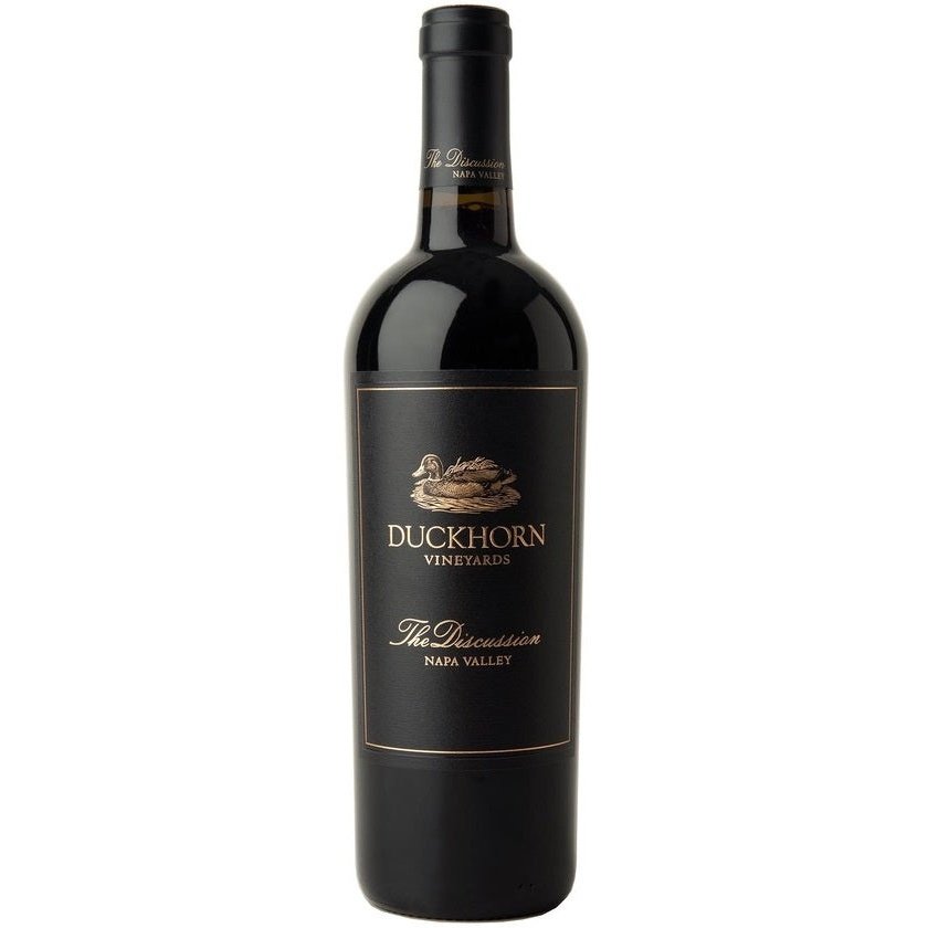 Bottle of Duckhorn The Discussion 2020, a red wine from Napa Valley, California, 750ml