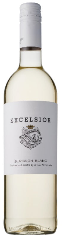 Bottle of Excelsior Sauvignon Blanc, a white wine from Robertson, South Africa, 750ml