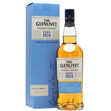 Glenlivet Single Malt Scotch Whiskey Founder&#39;s Reserve 750ml