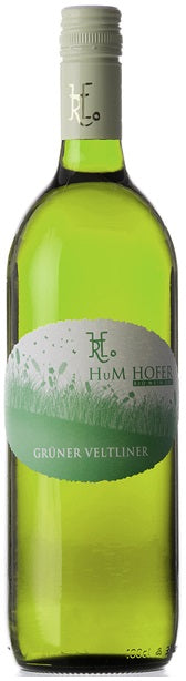 Bottle of H&M Hofer Grüner Veltliner, a white wine from Weinviertel, Austria, 1L