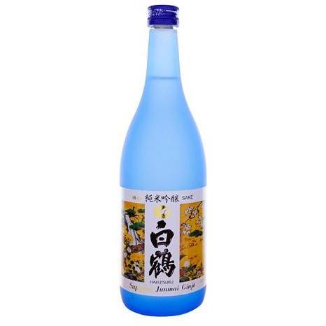 Bottle of Hakutsuru Superior Junmai Ginjo, a sake from Nada, Hyogo, Japan, 720ml