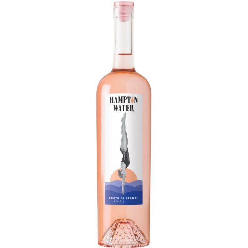 Bottle of Hampton Water Rosé, a rosé wine from Languedoc, France, 750ml