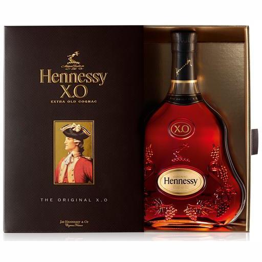 Bottle of Hennessy XO, an XO cognac from France