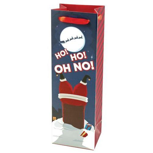 Ho Ho Oh No Wine Bag 1 Bottle