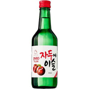 Bottle of Jinro Plum Soju, a soju from South Korea, 375ml