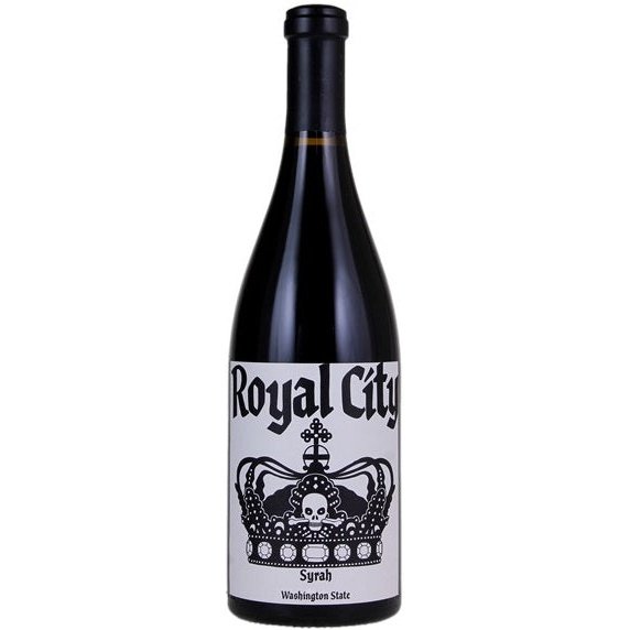 Bottle of K Vintners Royal City Syrah 2017, a red wine from Columbia Valley, Washington, USA, 750ml