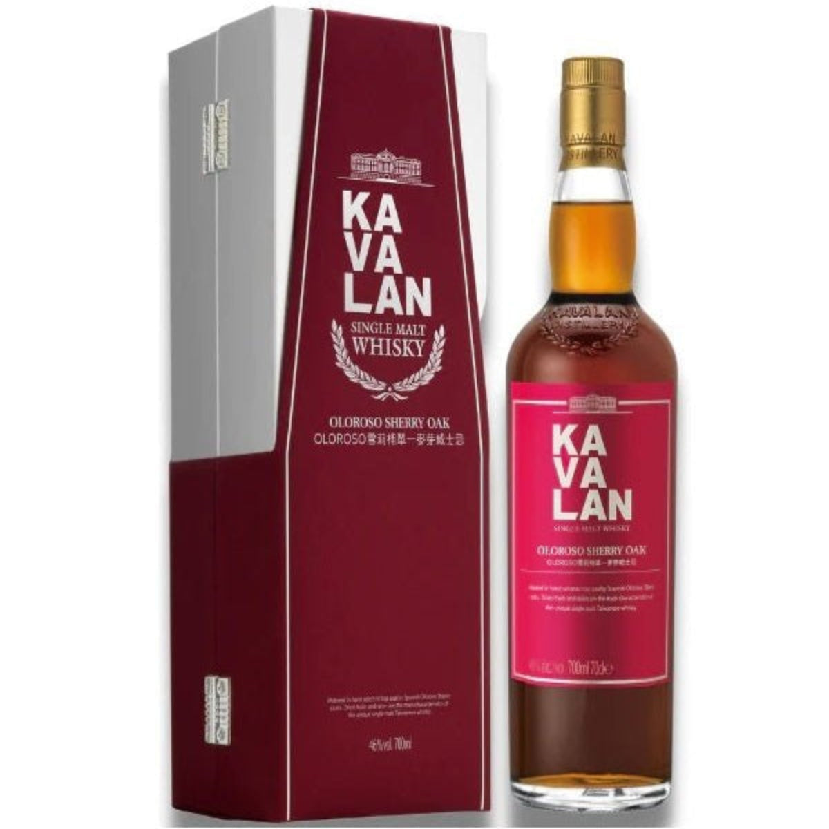Bottle of Kavalan Oloroso Sherry Oak Single Malt Whisky 750ml from Taiwan