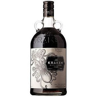 Bottle of Kraken Black Spiced Rum, a spiced rum from the Caribbean
