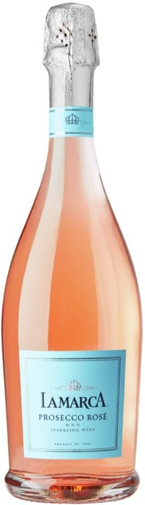 Bottle of La Marca Prosecco Rosé DOC, a sparkling wine from Veneto, Italy