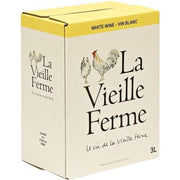Bottle of La Vieille Ferme Blanc, a white wine from France
